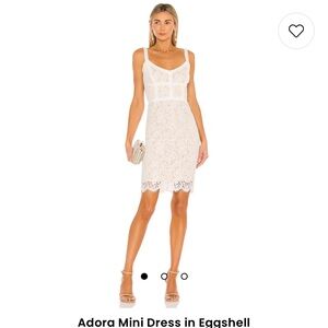 Adora Mini Dress in Eggshell Size XS NWT